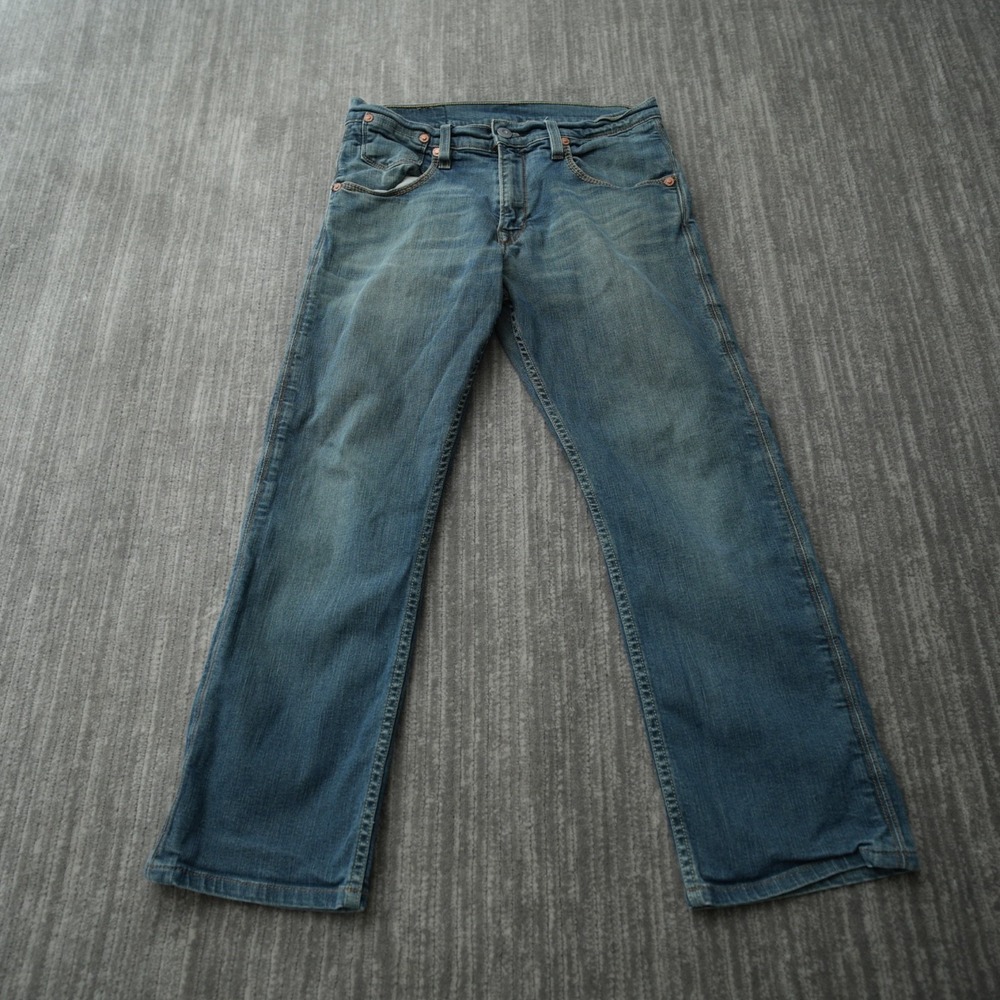 Levis 514 Jeans Men Blue‎ Casual Straight Leg Denim 30x30 Measured 30.5x27